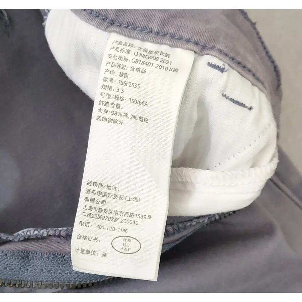 Hollister Women Y2K Gray Utility Cargo Pants High Rise Straight Leg Size 3S / 2S